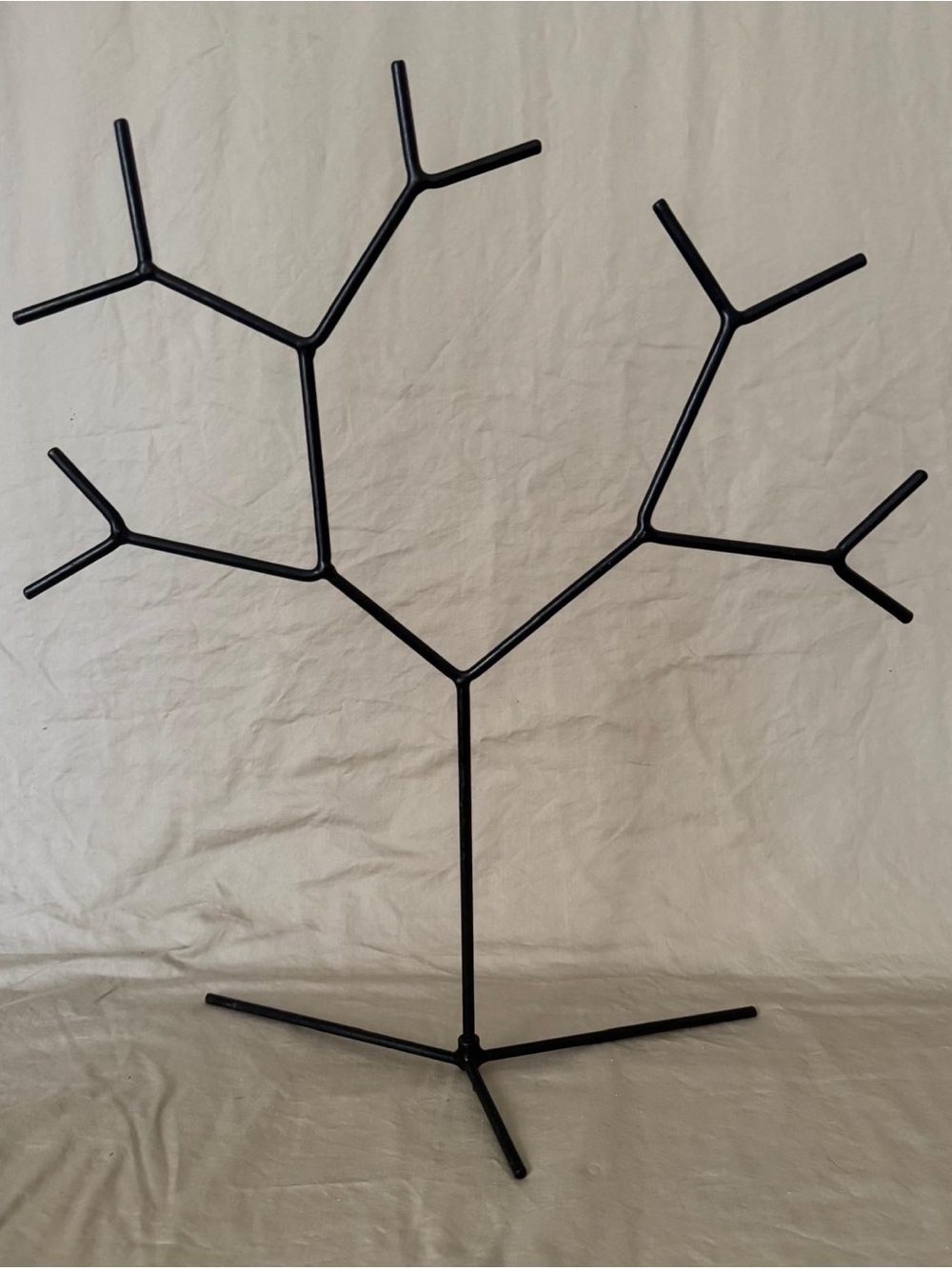 VINTAGE 2000’s IKEA Black Jewelry Tree like new RARE H: 25” W: 19”